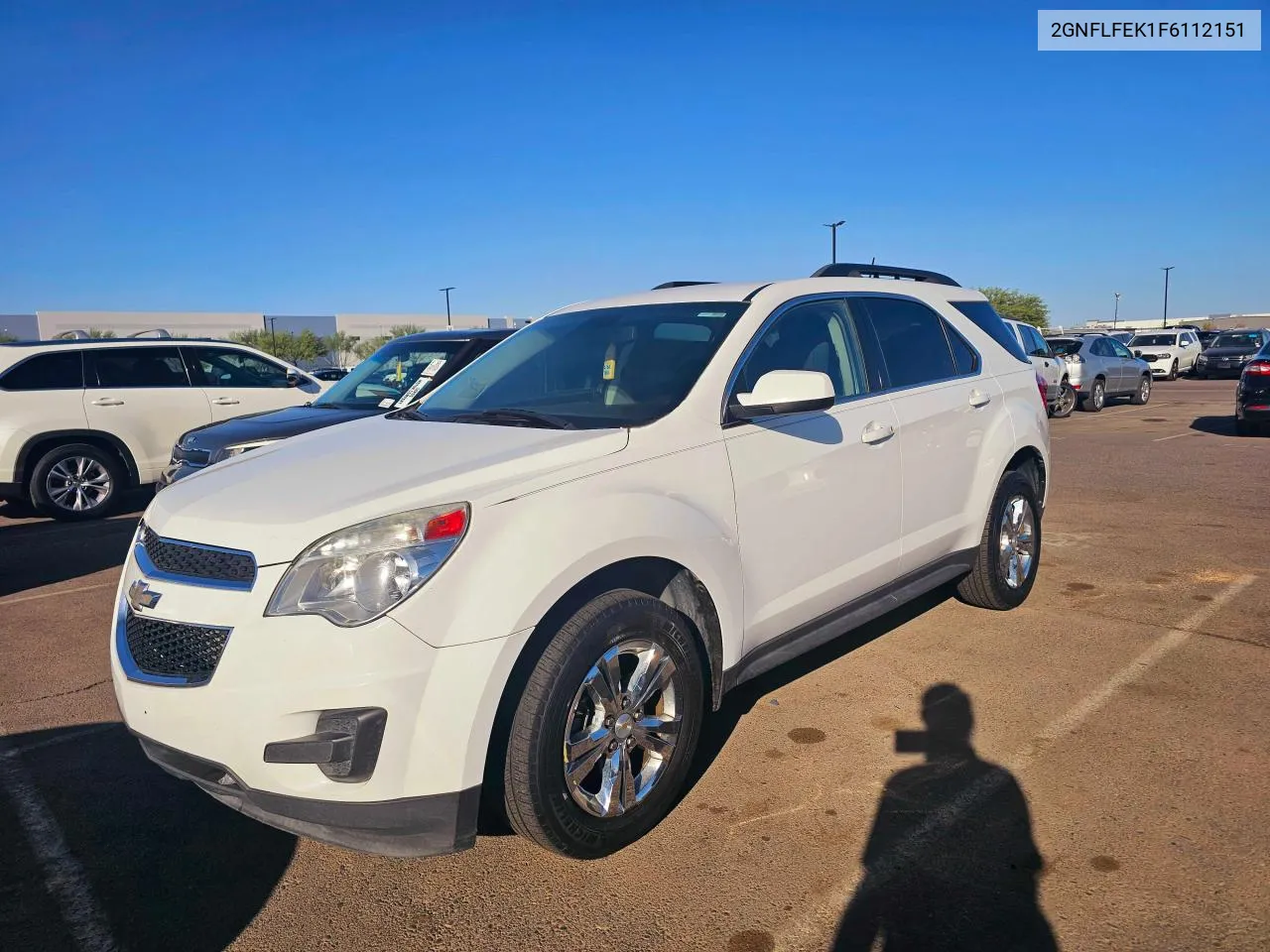 2015 Chevrolet Equinox Lt VIN: 2GNFLFEK1F6112151 Lot: 80126874