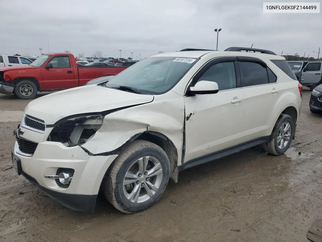 2015 Chevrolet Equinox Lt VIN: 1GNFLGEK0FZ144499 Lot: 80187234