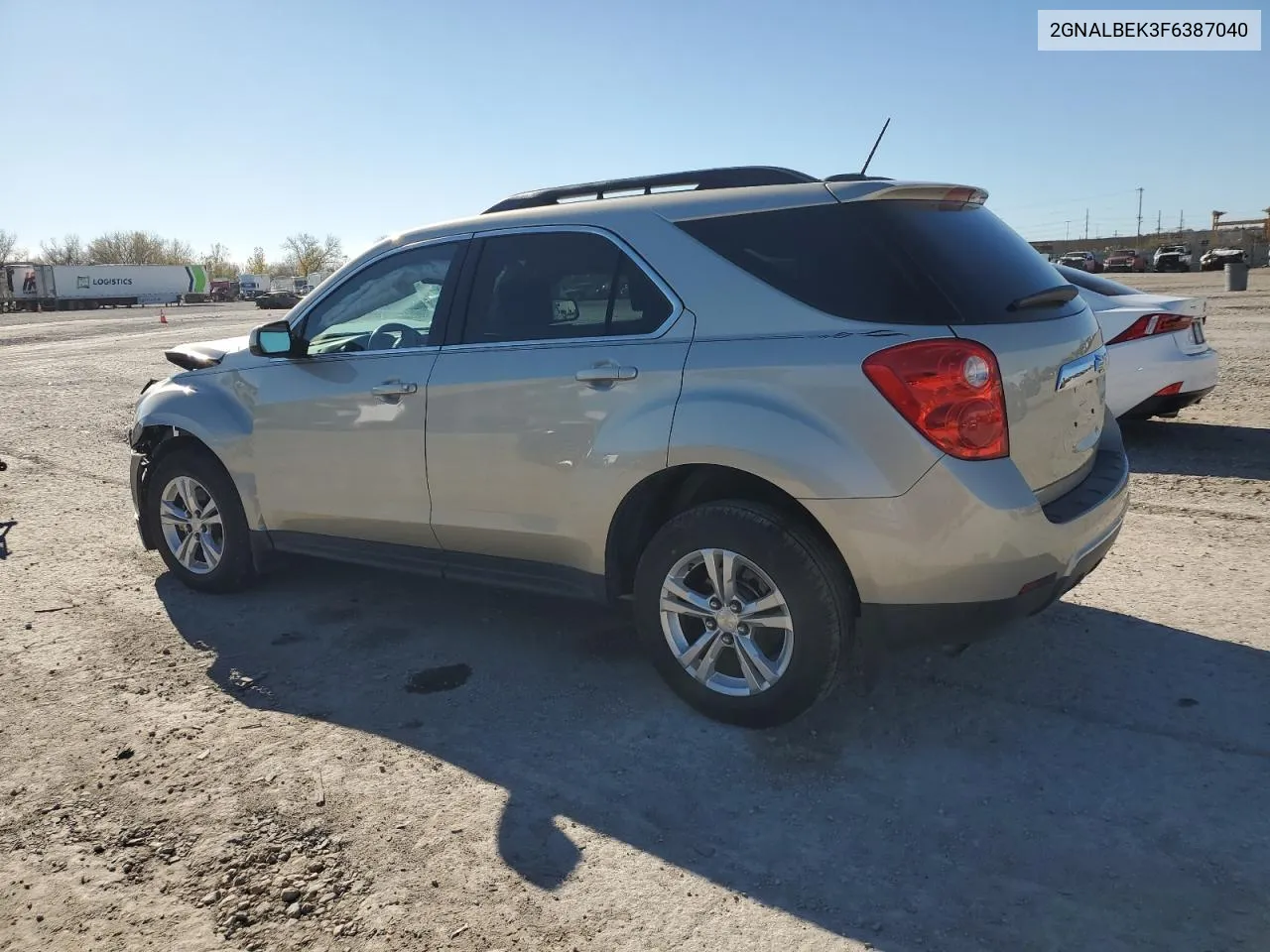 2015 Chevrolet Equinox Lt VIN: 2GNALBEK3F6387040 Lot: 80240324