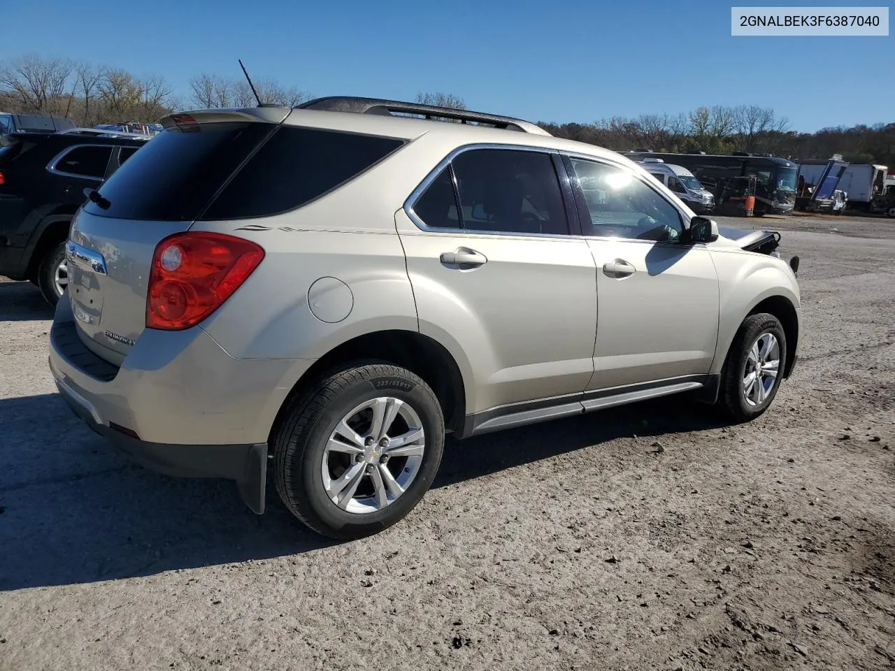 2015 Chevrolet Equinox Lt VIN: 2GNALBEK3F6387040 Lot: 80240324