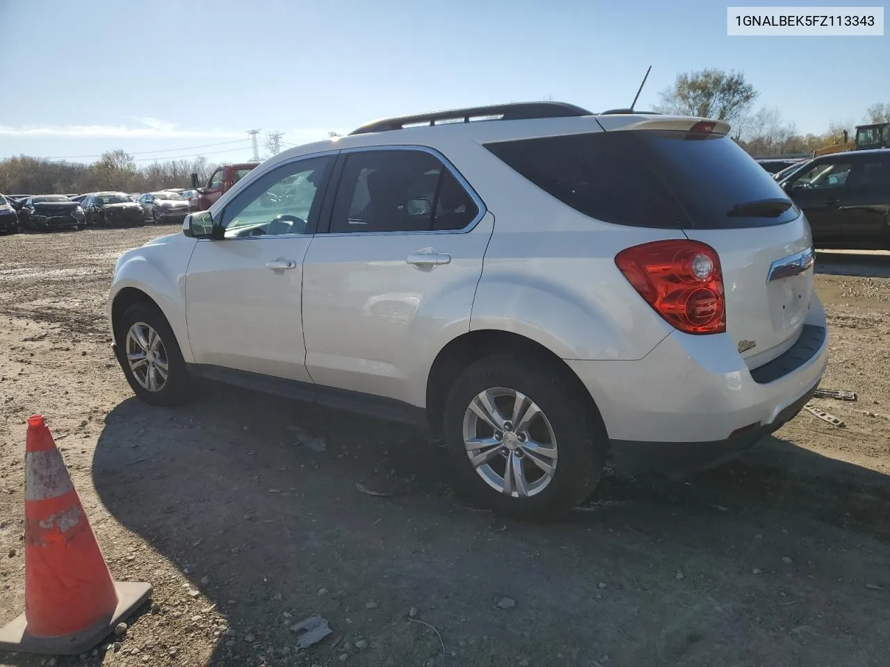 2015 Chevrolet Equinox Lt VIN: 1GNALBEK5FZ113343 Lot: 80284924