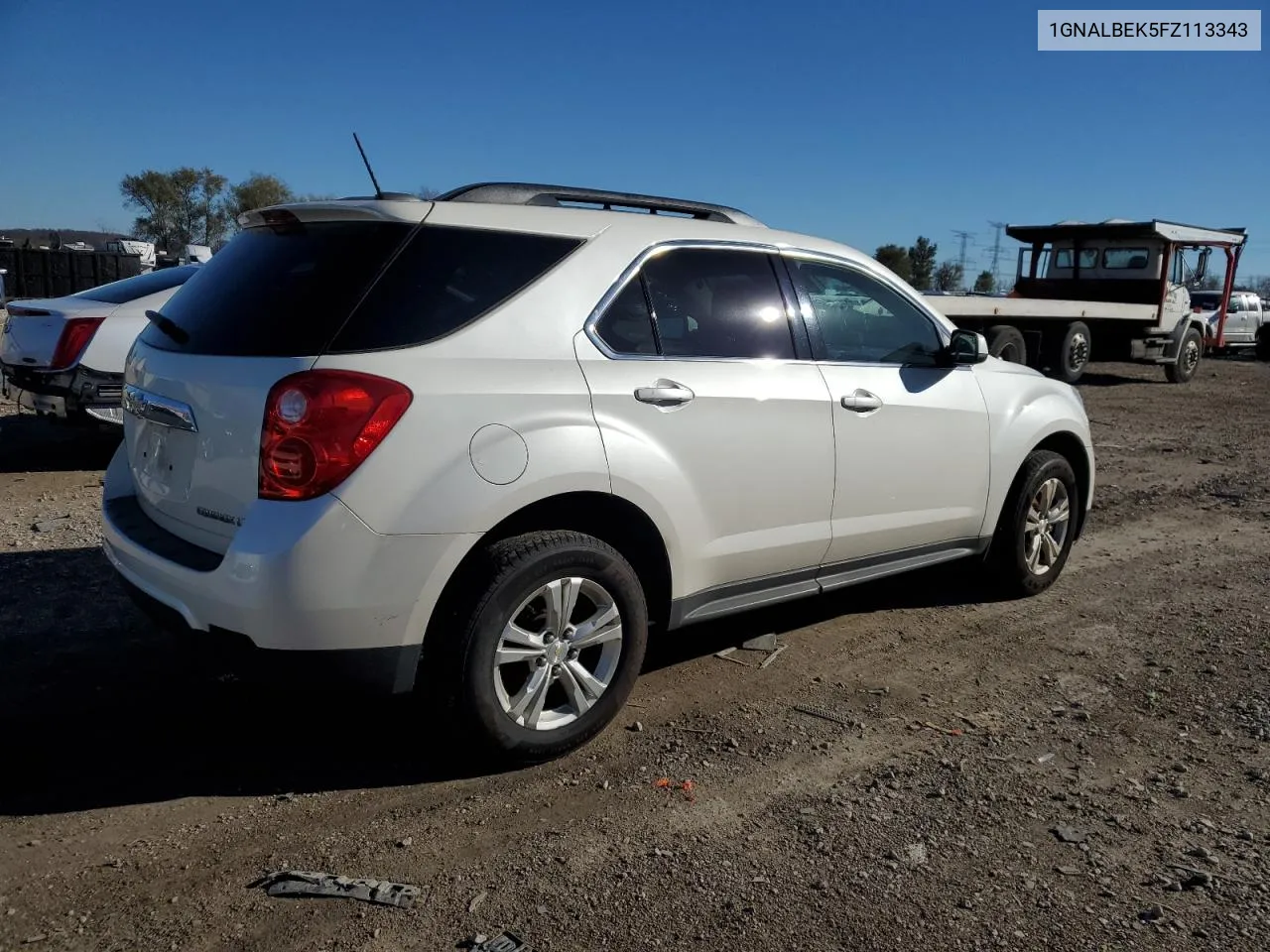 2015 Chevrolet Equinox Lt VIN: 1GNALBEK5FZ113343 Lot: 80284924