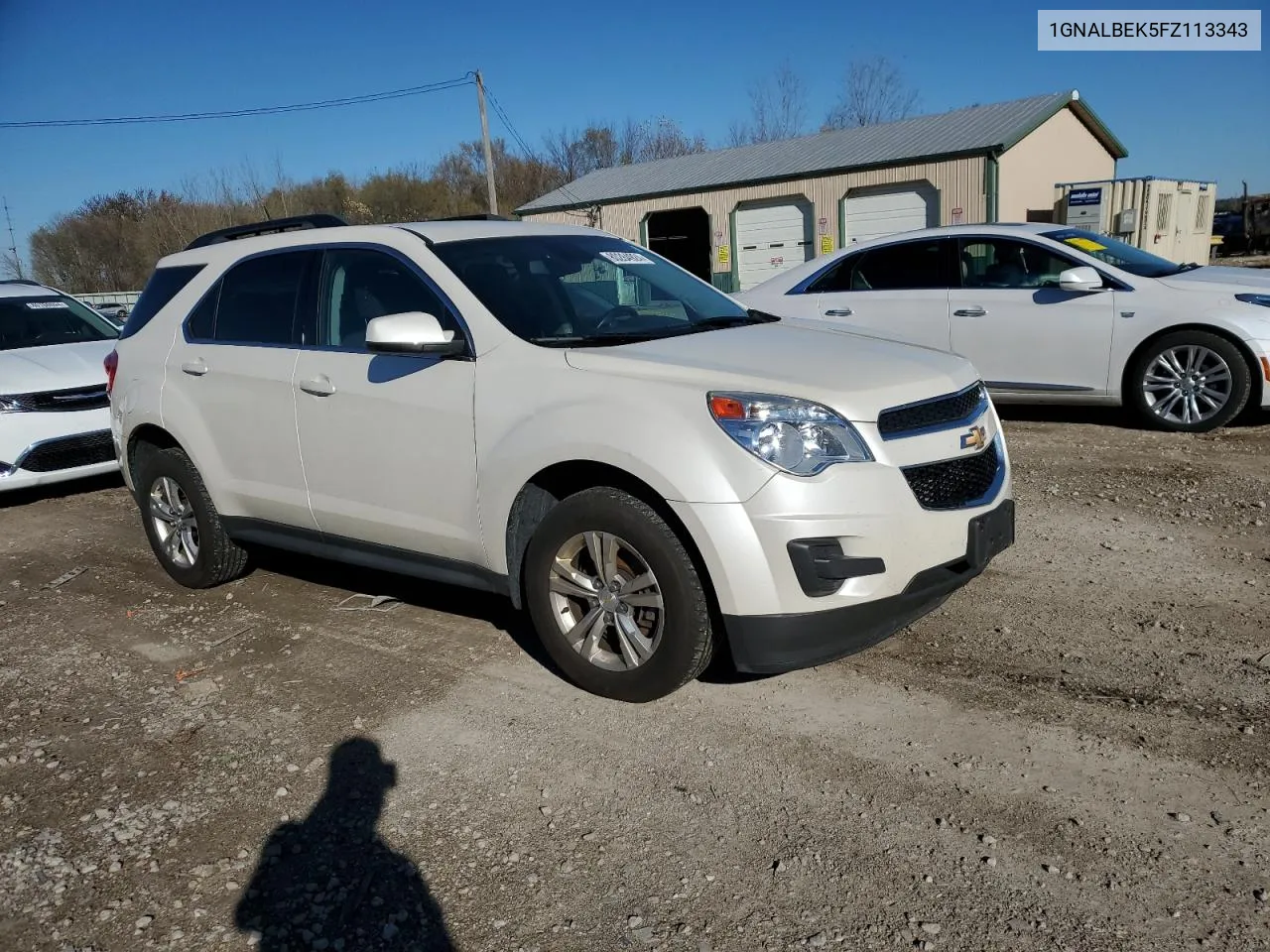 2015 Chevrolet Equinox Lt VIN: 1GNALBEK5FZ113343 Lot: 80284924