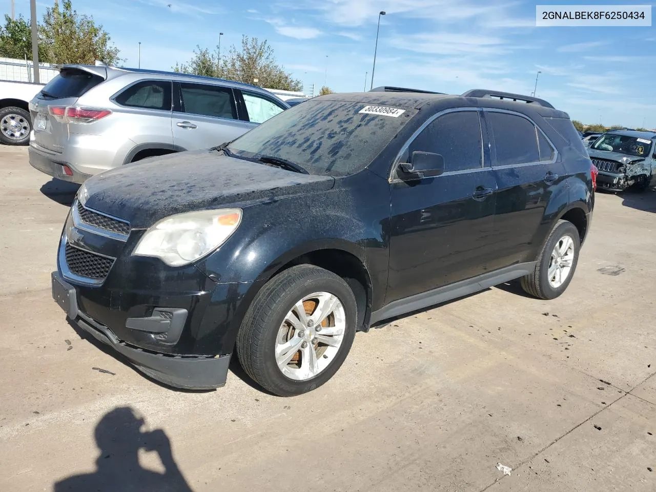 2015 Chevrolet Equinox Lt VIN: 2GNALBEK8F6250434 Lot: 80330984