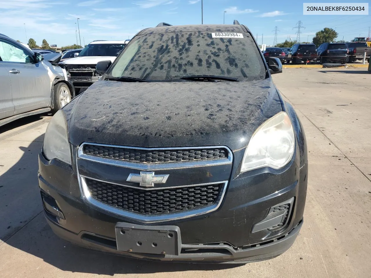 2015 Chevrolet Equinox Lt VIN: 2GNALBEK8F6250434 Lot: 80330984