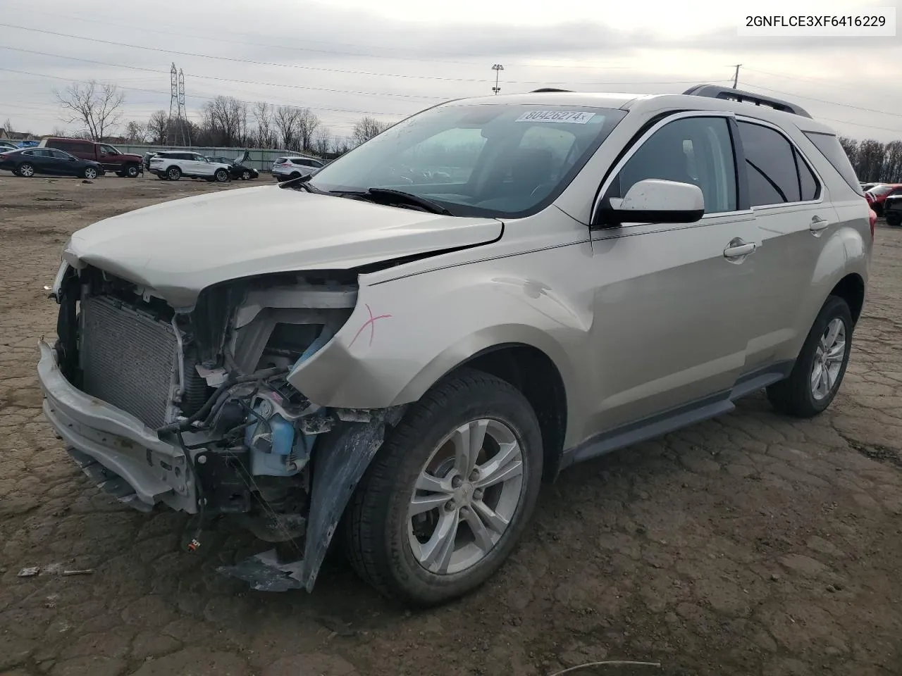 2015 Chevrolet Equinox Lt VIN: 2GNFLCE3XF6416229 Lot: 80426274