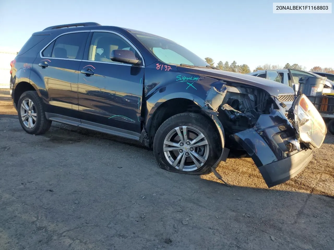 2015 Chevrolet Equinox Lt VIN: 2GNALBEK1F1168803 Lot: 80478964