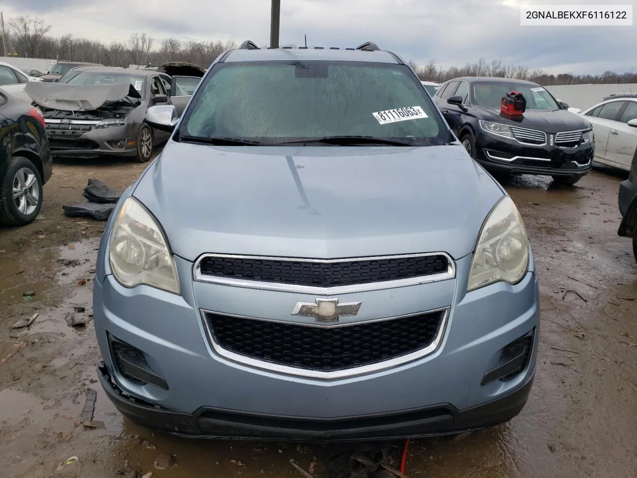 2GNALBEKXF6116122 2015 Chevrolet Equinox Lt