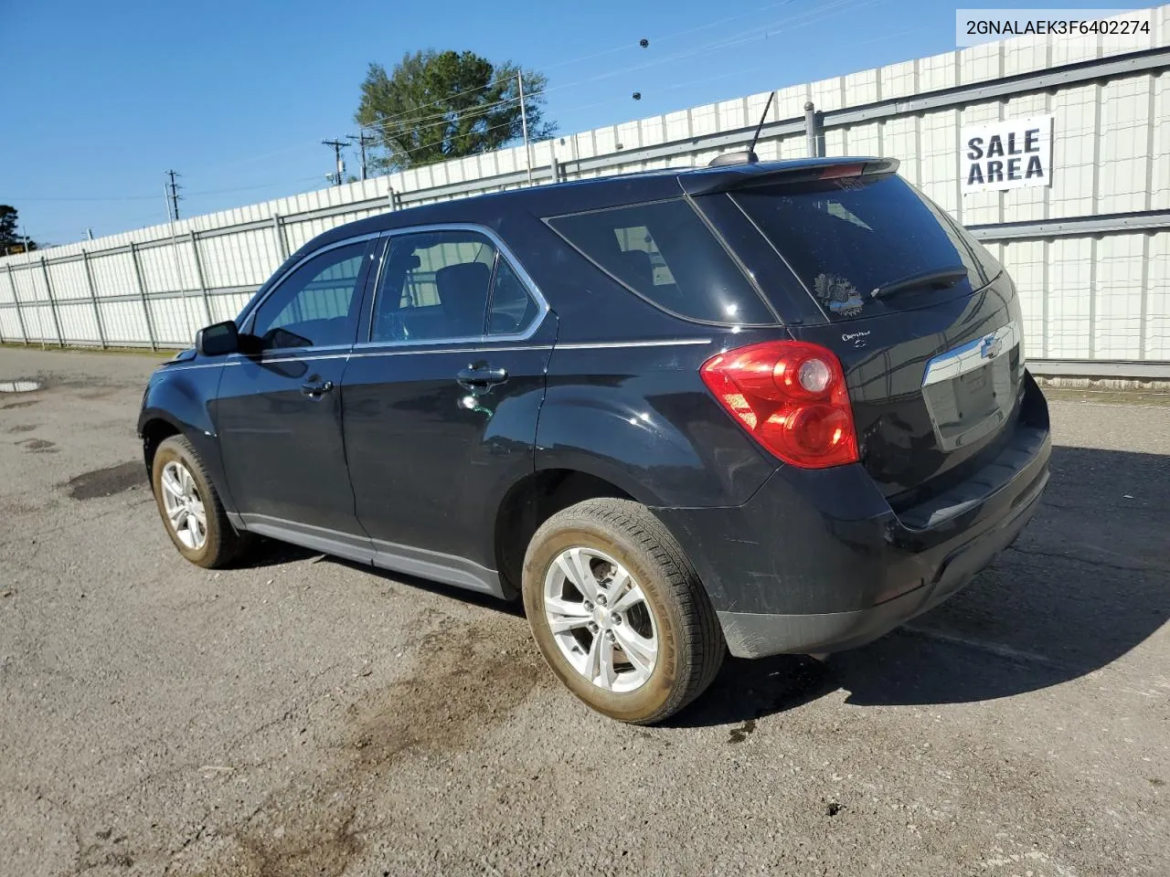 2GNALAEK3F6402274 2015 Chevrolet Equinox Ls