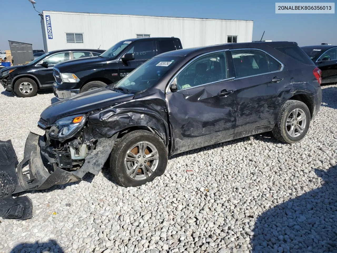 2016 Chevrolet Equinox Ls VIN: 2GNALBEK8G6356013 Lot: 39204754