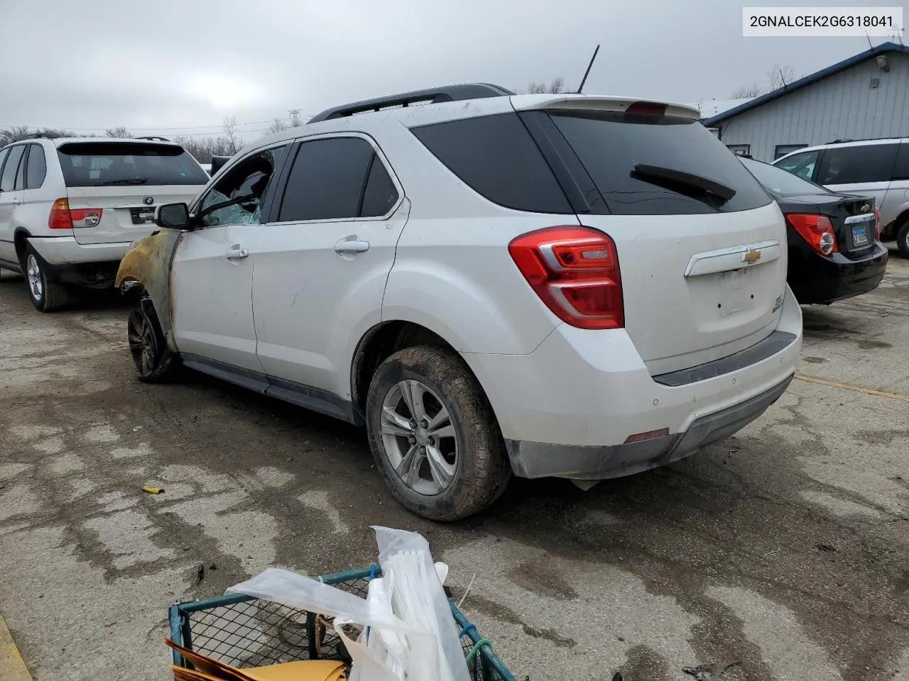 2016 Chevrolet Equinox Lt VIN: 2GNALCEK2G6318041 Lot: 40453974