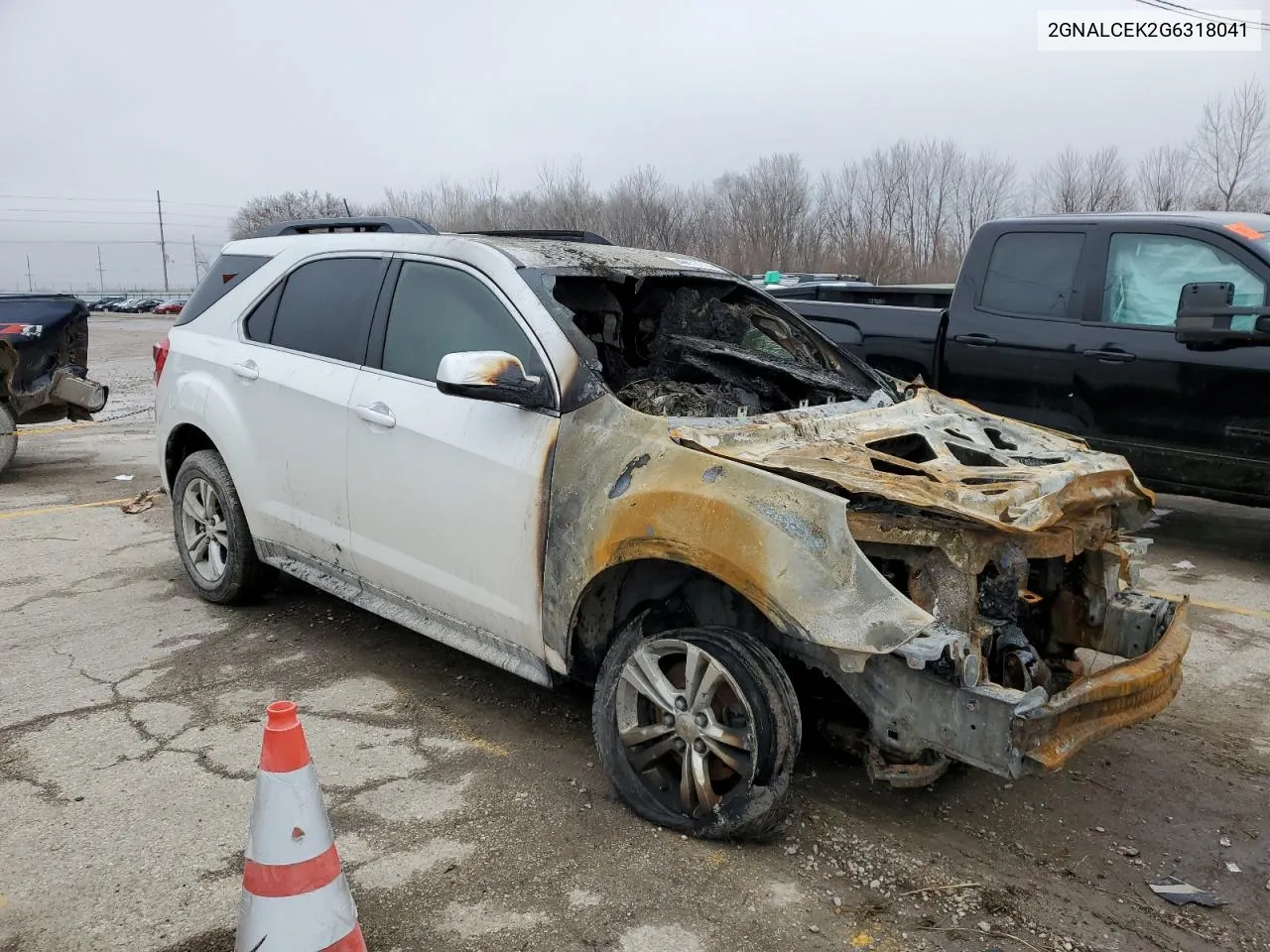 2016 Chevrolet Equinox Lt VIN: 2GNALCEK2G6318041 Lot: 40453974