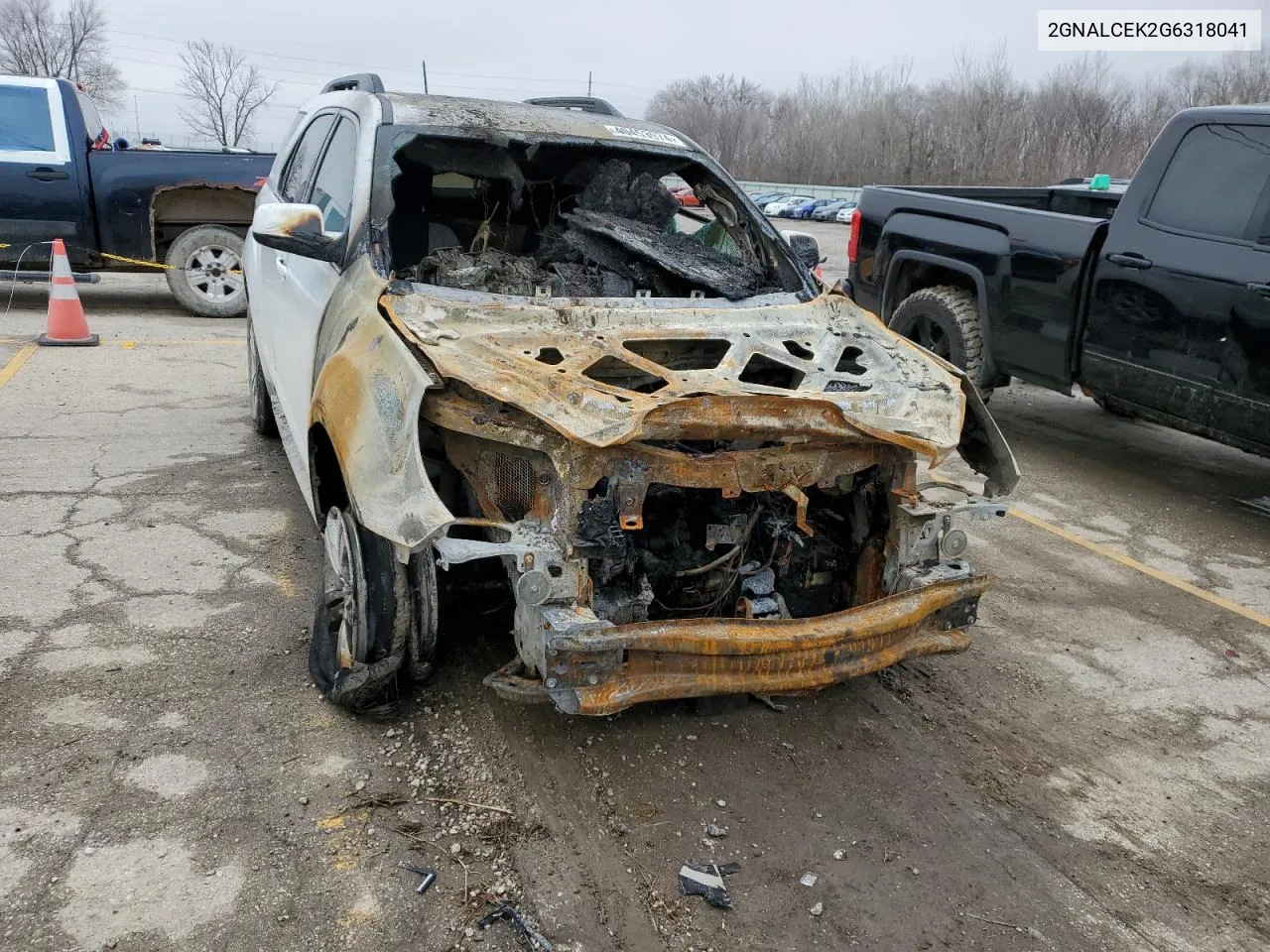 2016 Chevrolet Equinox Lt VIN: 2GNALCEK2G6318041 Lot: 40453974