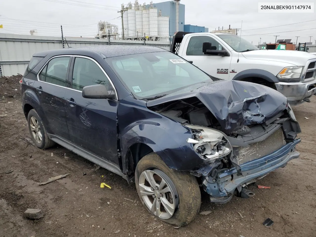 2016 Chevrolet Equinox Ls VIN: 2GNALBEK9G1147974 Lot: 40919694