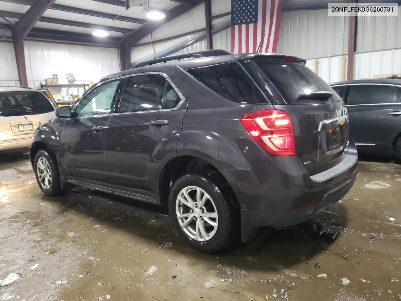 2016 Chevrolet Equinox Lt VIN: 2GNFLFEK0G6260731 Lot: 46957134