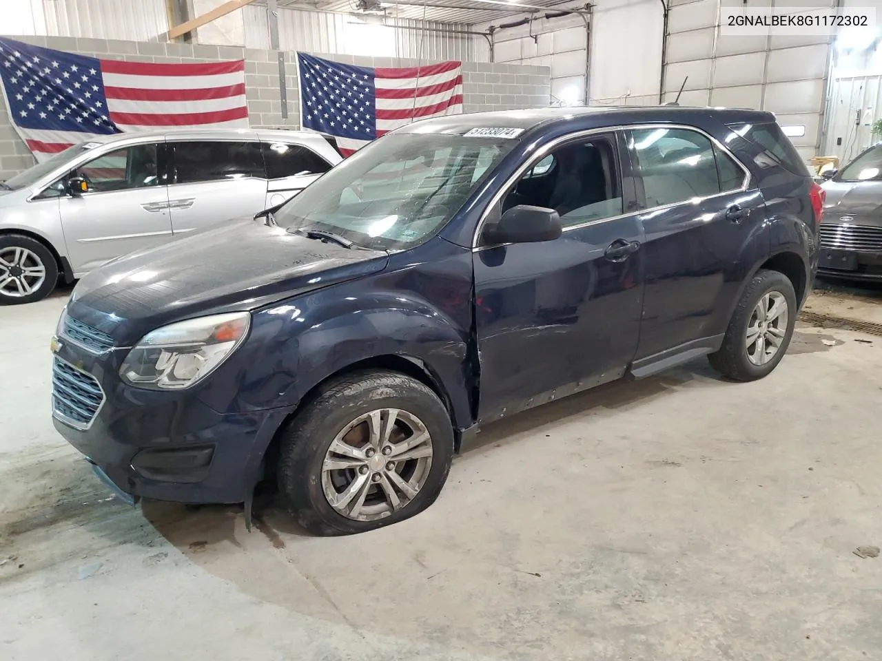 2016 Chevrolet Equinox Ls VIN: 2GNALBEK8G1172302 Lot: 51233074