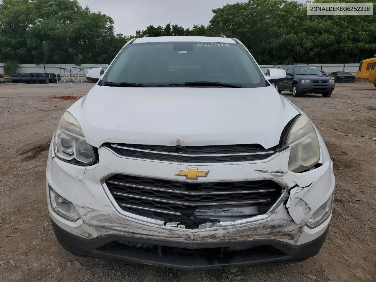 2016 Chevrolet Equinox Ltz VIN: 2GNALDEK8G6252228 Lot: 53226144