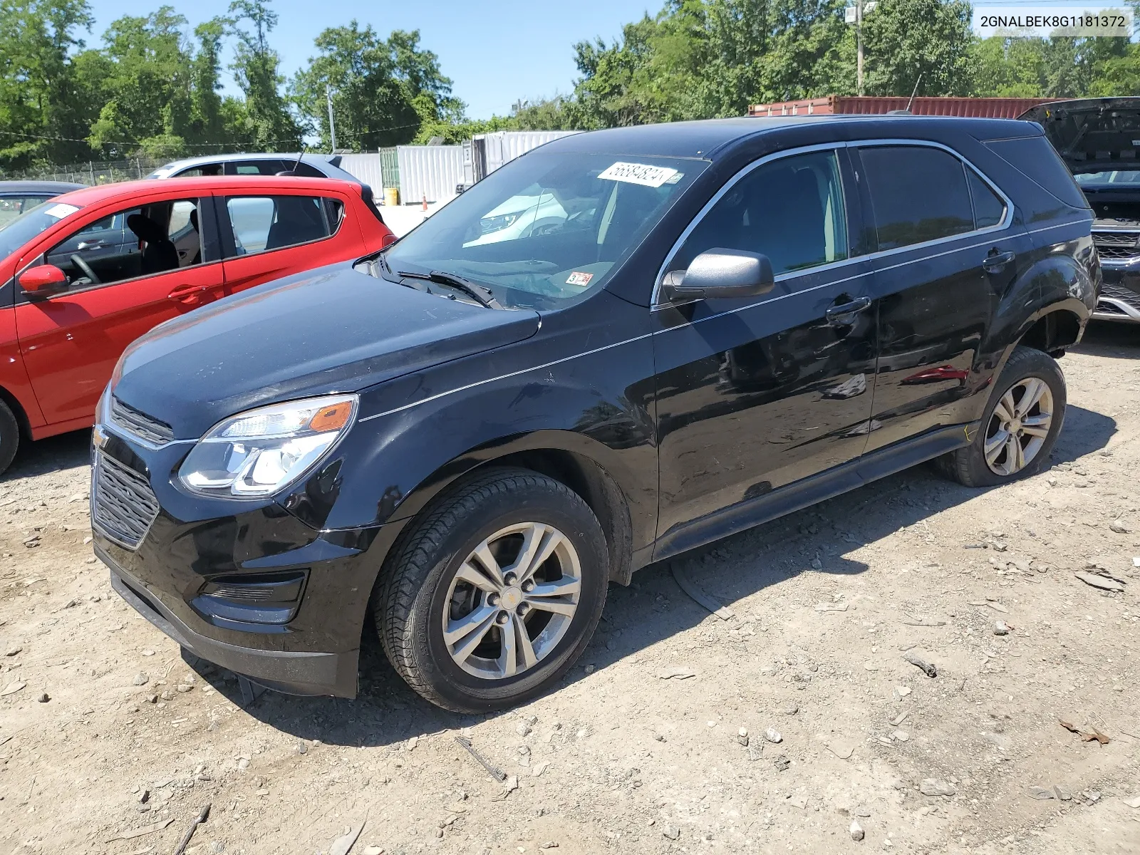 2016 Chevrolet Equinox Ls VIN: 2GNALBEK8G1181372 Lot: 56884824