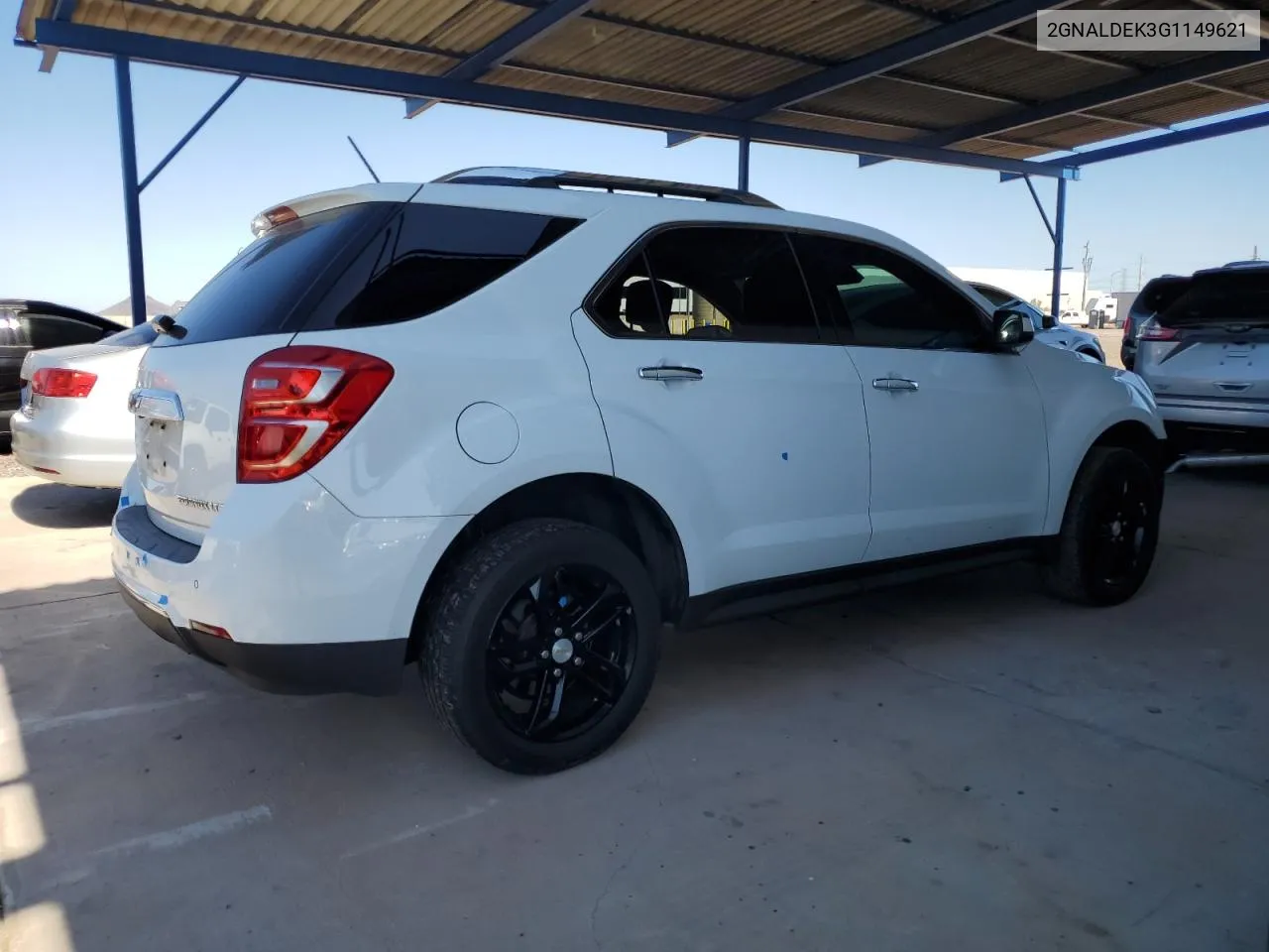 2016 Chevrolet Equinox Ltz VIN: 2GNALDEK3G1149621 Lot: 56955564