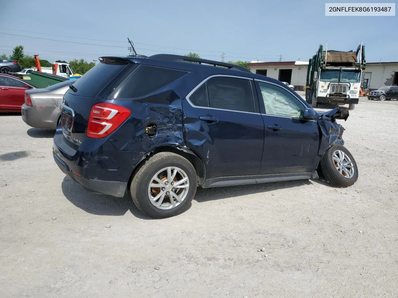 2016 Chevrolet Equinox Lt VIN: 2GNFLFEK8G6193487 Lot: 57041844