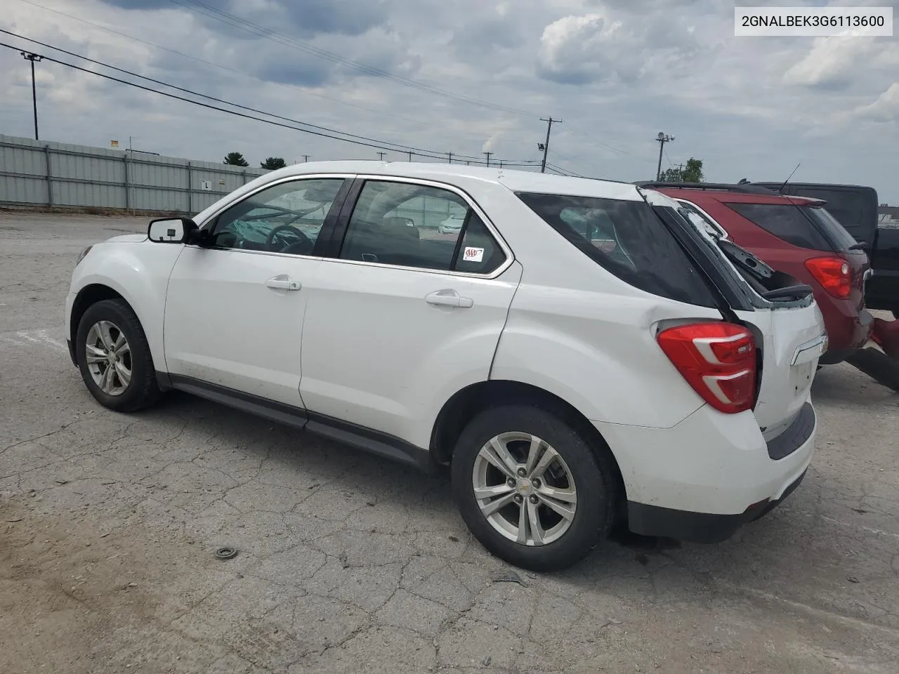 2GNALBEK3G6113600 2016 Chevrolet Equinox Ls