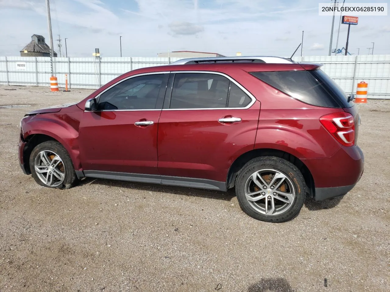 2016 Chevrolet Equinox Ltz VIN: 2GNFLGEKXG6285190 Lot: 57417744