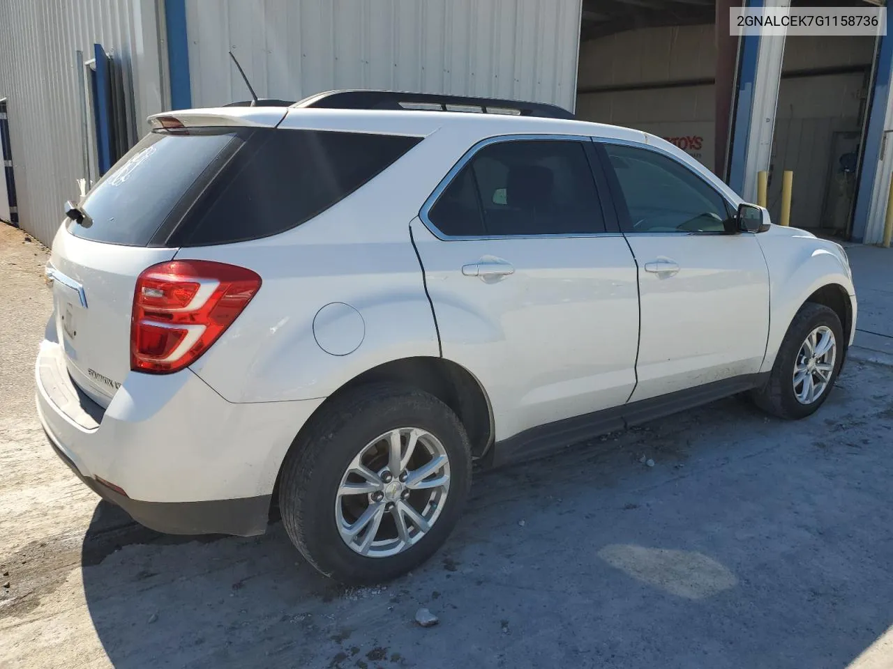 2016 Chevrolet Equinox Lt VIN: 2GNALCEK7G1158736 Lot: 57721854