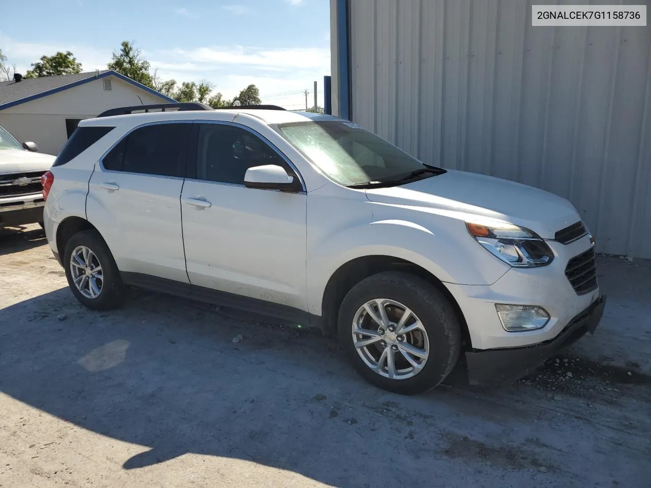 2016 Chevrolet Equinox Lt VIN: 2GNALCEK7G1158736 Lot: 57721854