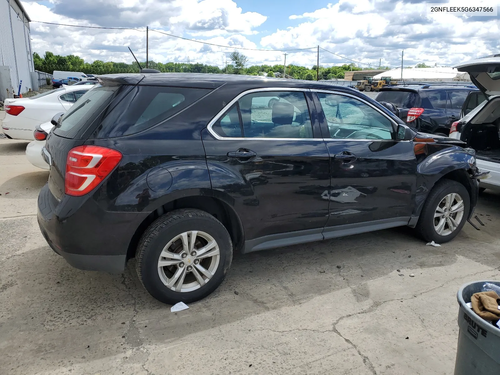 2016 Chevrolet Equinox Ls VIN: 2GNFLEEK5G6347566 Lot: 58116714