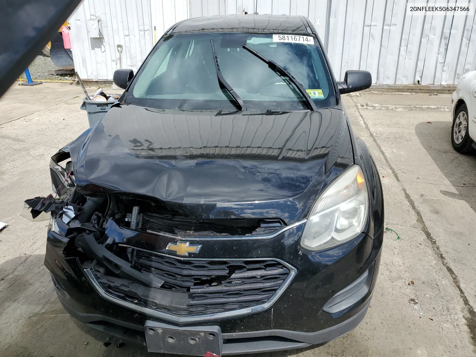 2016 Chevrolet Equinox Ls VIN: 2GNFLEEK5G6347566 Lot: 58116714