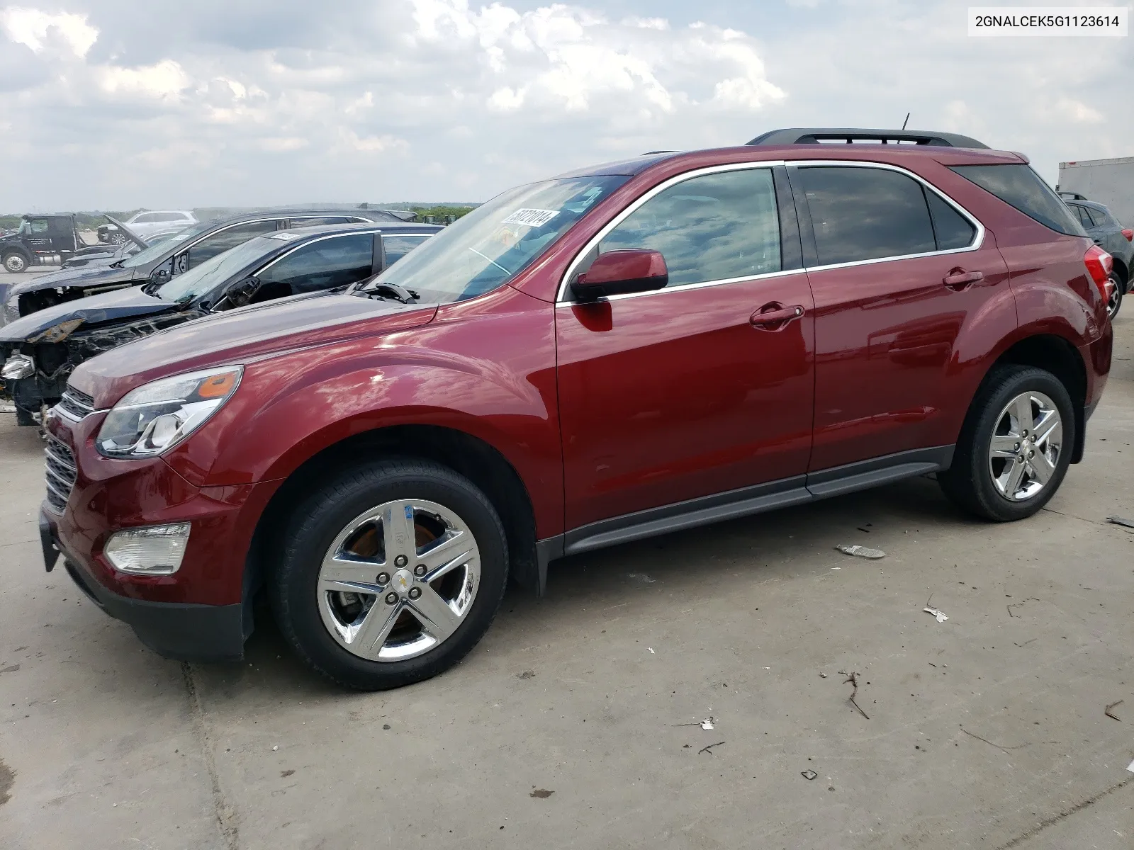 2016 Chevrolet Equinox Lt VIN: 2GNALCEK5G1123614 Lot: 58721014