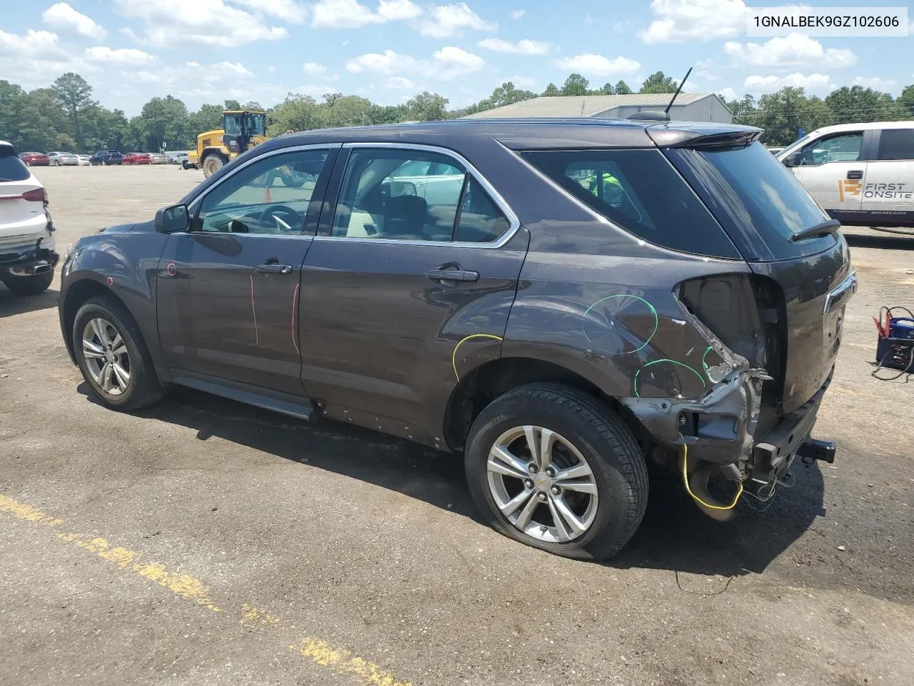 2016 Chevrolet Equinox Ls VIN: 1GNALBEK9GZ102606 Lot: 59656254