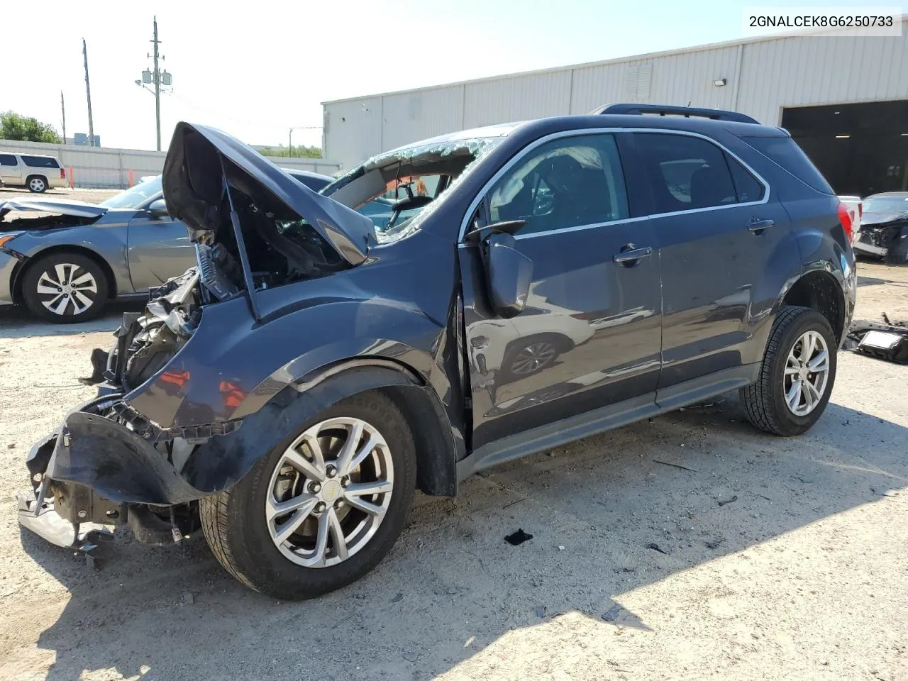 2016 Chevrolet Equinox Lt VIN: 2GNALCEK8G6250733 Lot: 59962034