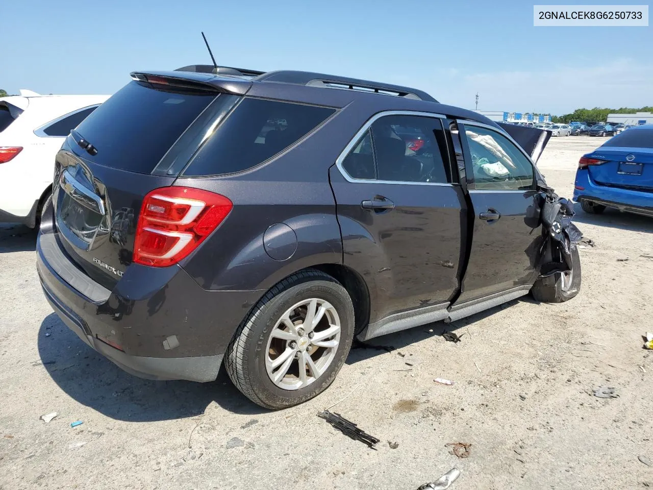 2016 Chevrolet Equinox Lt VIN: 2GNALCEK8G6250733 Lot: 59962034