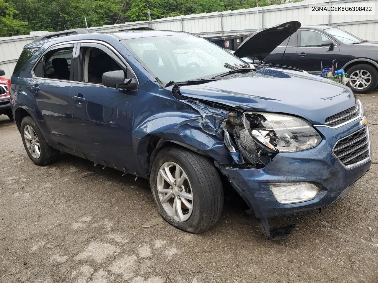 2016 Chevrolet Equinox Lt VIN: 2GNALCEK8G6308422 Lot: 60312474