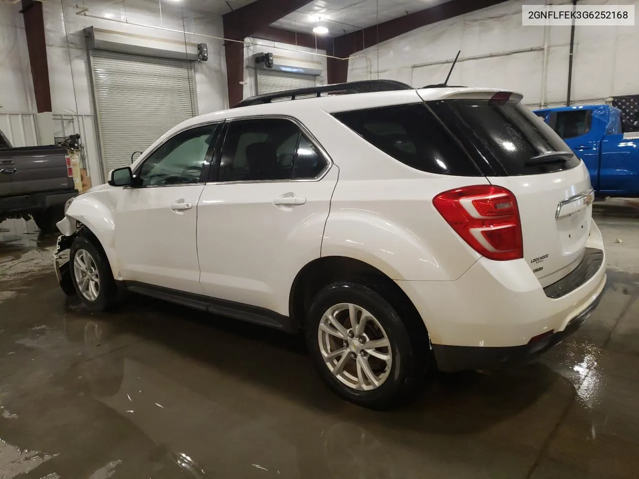 2016 Chevrolet Equinox Lt VIN: 2GNFLFEK3G6252168 Lot: 60336384