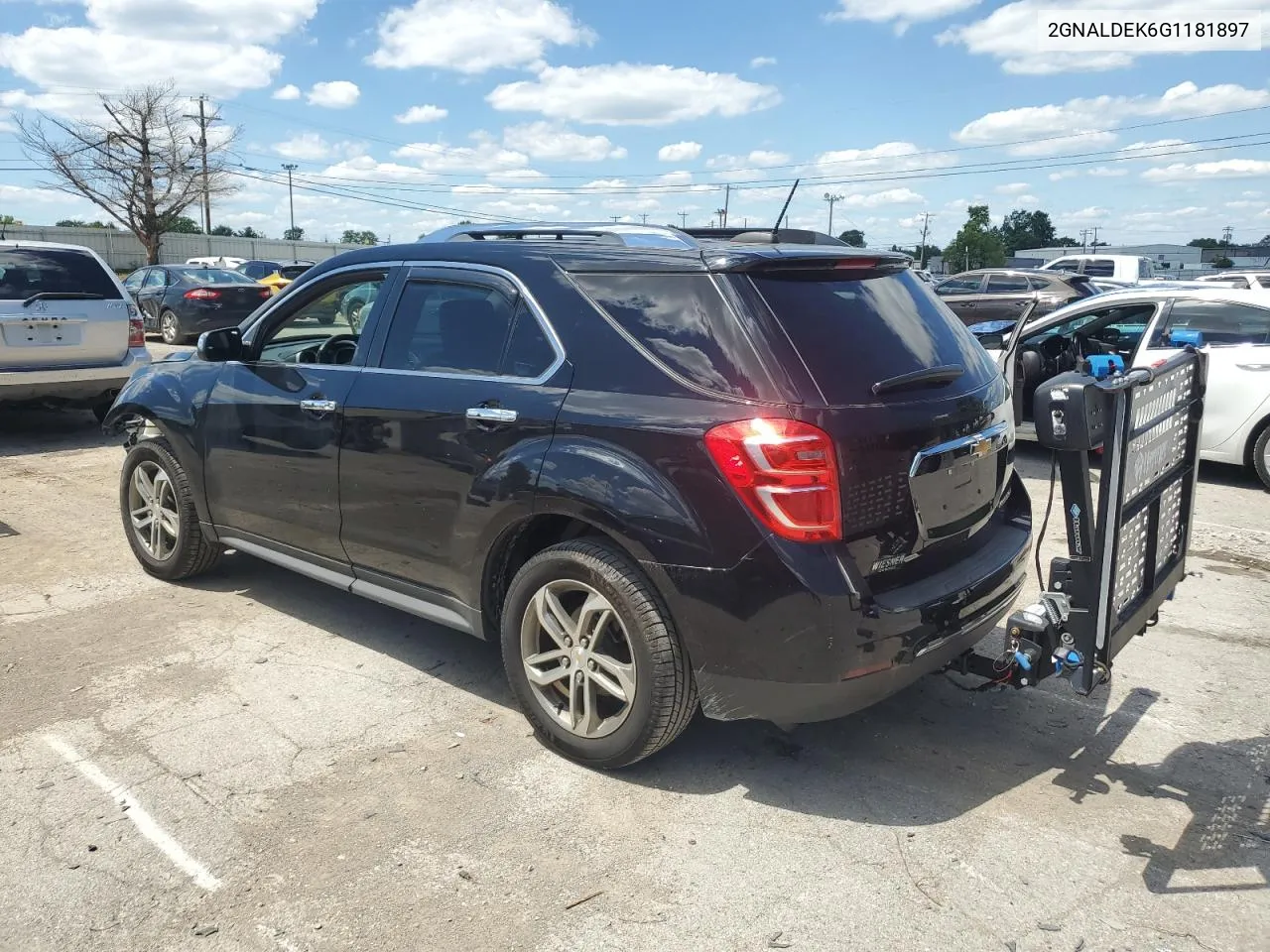 2016 Chevrolet Equinox Ltz VIN: 2GNALDEK6G1181897 Lot: 60480704