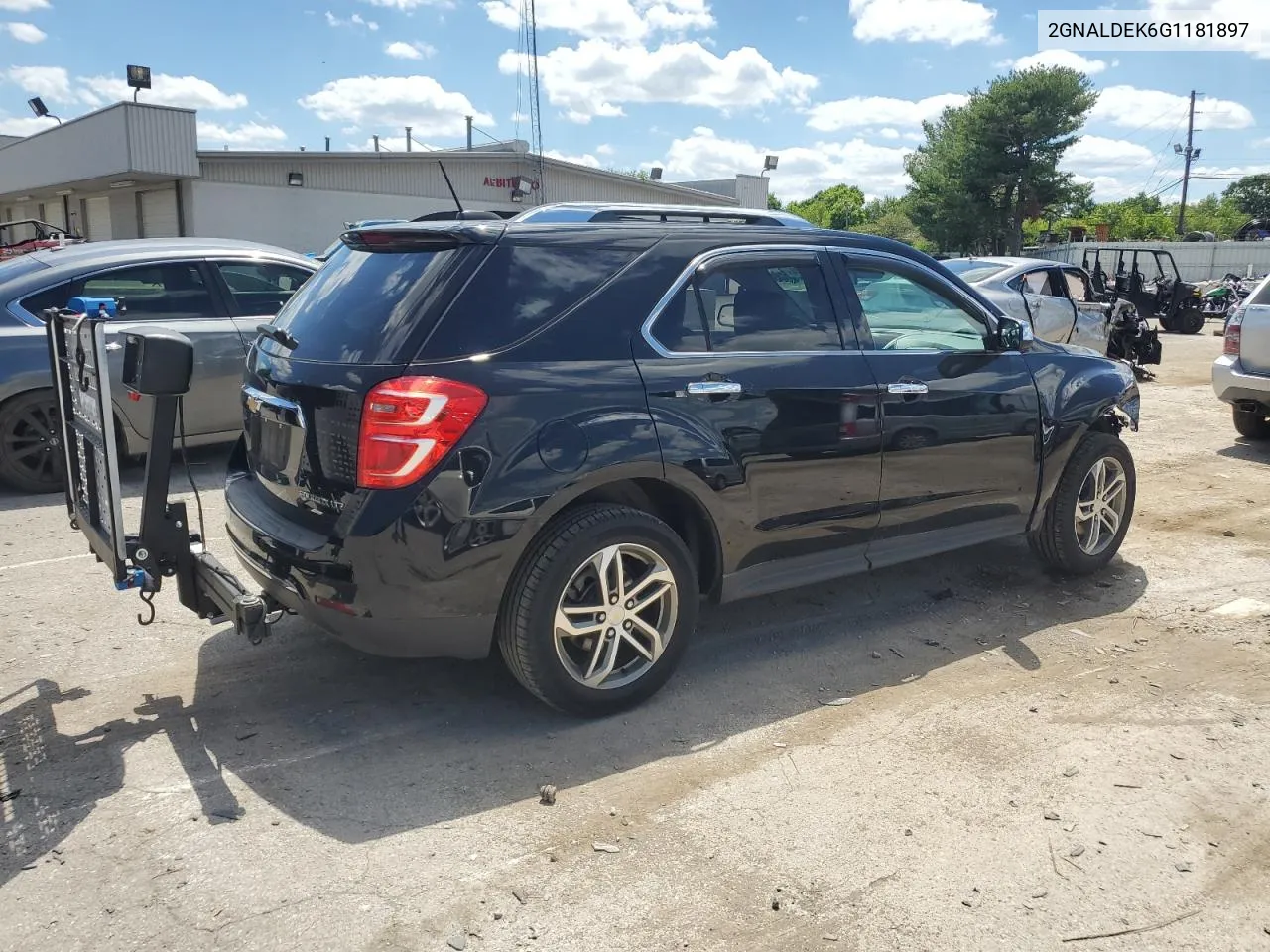 2016 Chevrolet Equinox Ltz VIN: 2GNALDEK6G1181897 Lot: 60480704