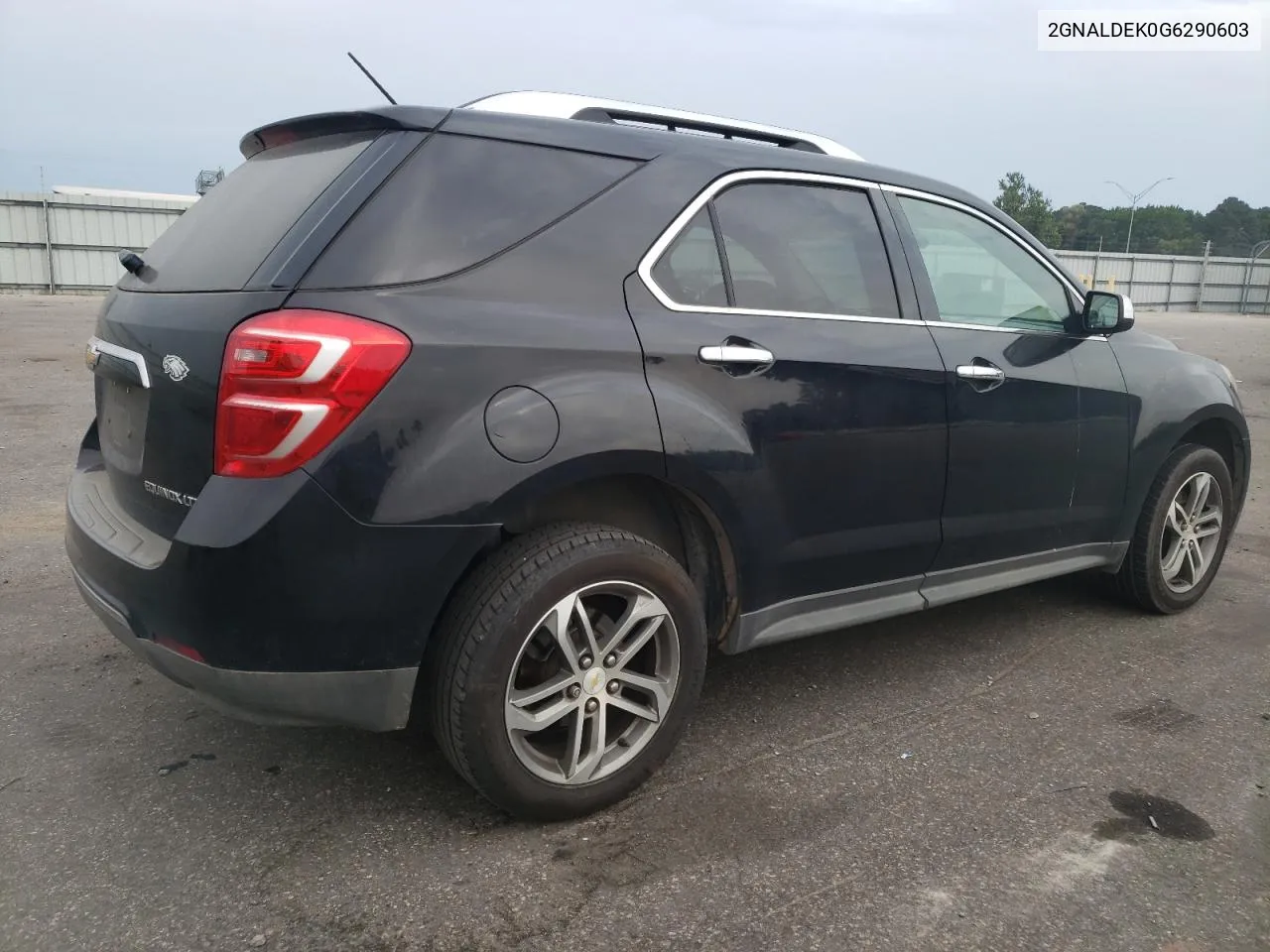 2016 Chevrolet Equinox Ltz VIN: 2GNALDEK0G6290603 Lot: 61051034