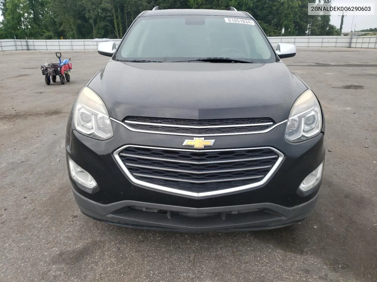 2016 Chevrolet Equinox Ltz VIN: 2GNALDEK0G6290603 Lot: 61051034