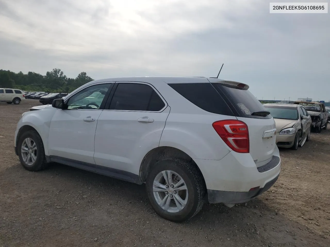 2016 Chevrolet Equinox Ls VIN: 2GNFLEEK5G6108695 Lot: 61606814