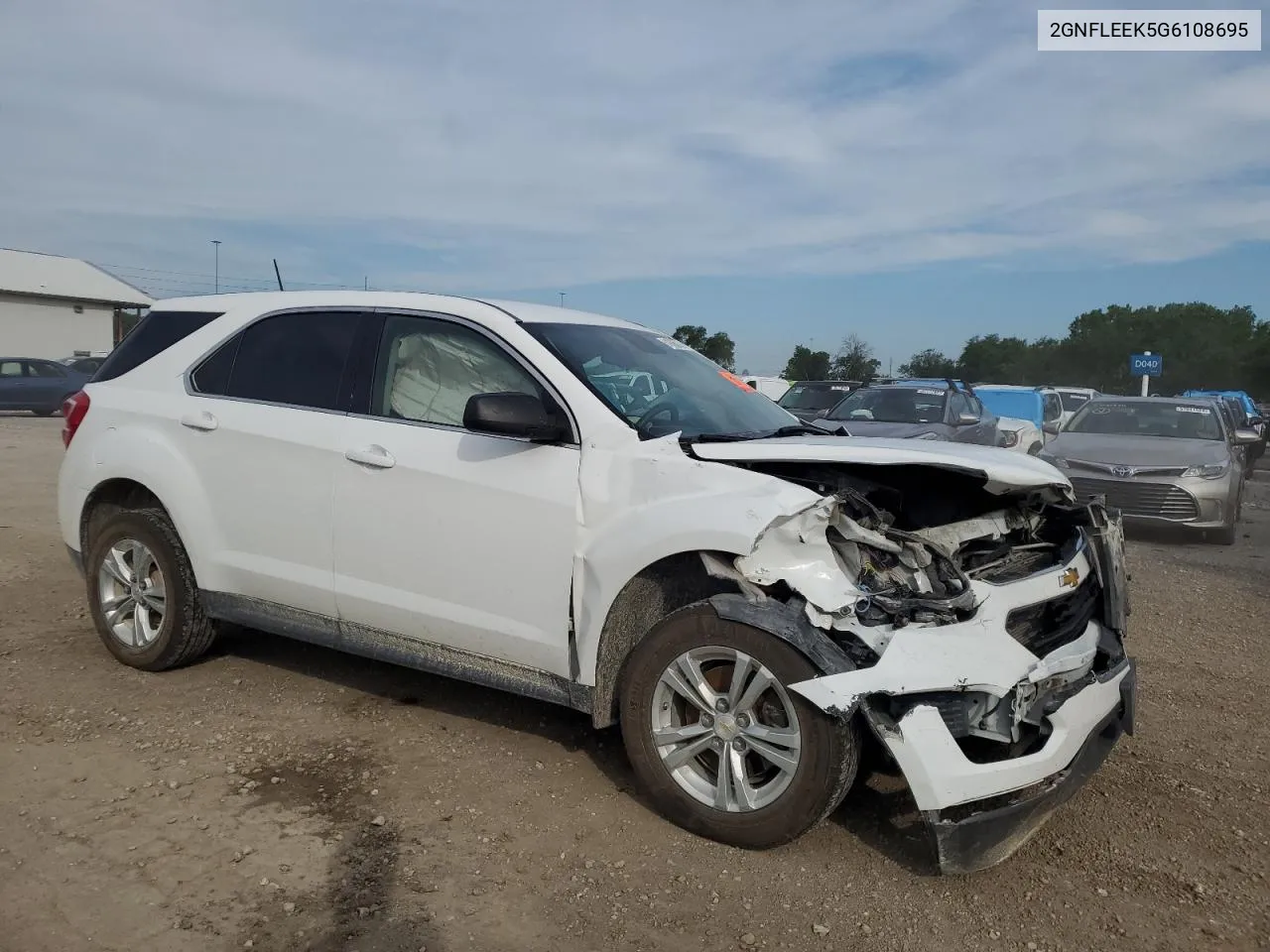 2016 Chevrolet Equinox Ls VIN: 2GNFLEEK5G6108695 Lot: 61606814