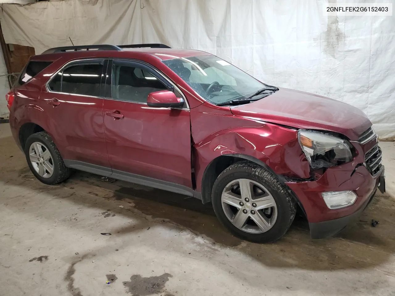 2016 Chevrolet Equinox Lt VIN: 2GNFLFEK2G6152403 Lot: 61612144