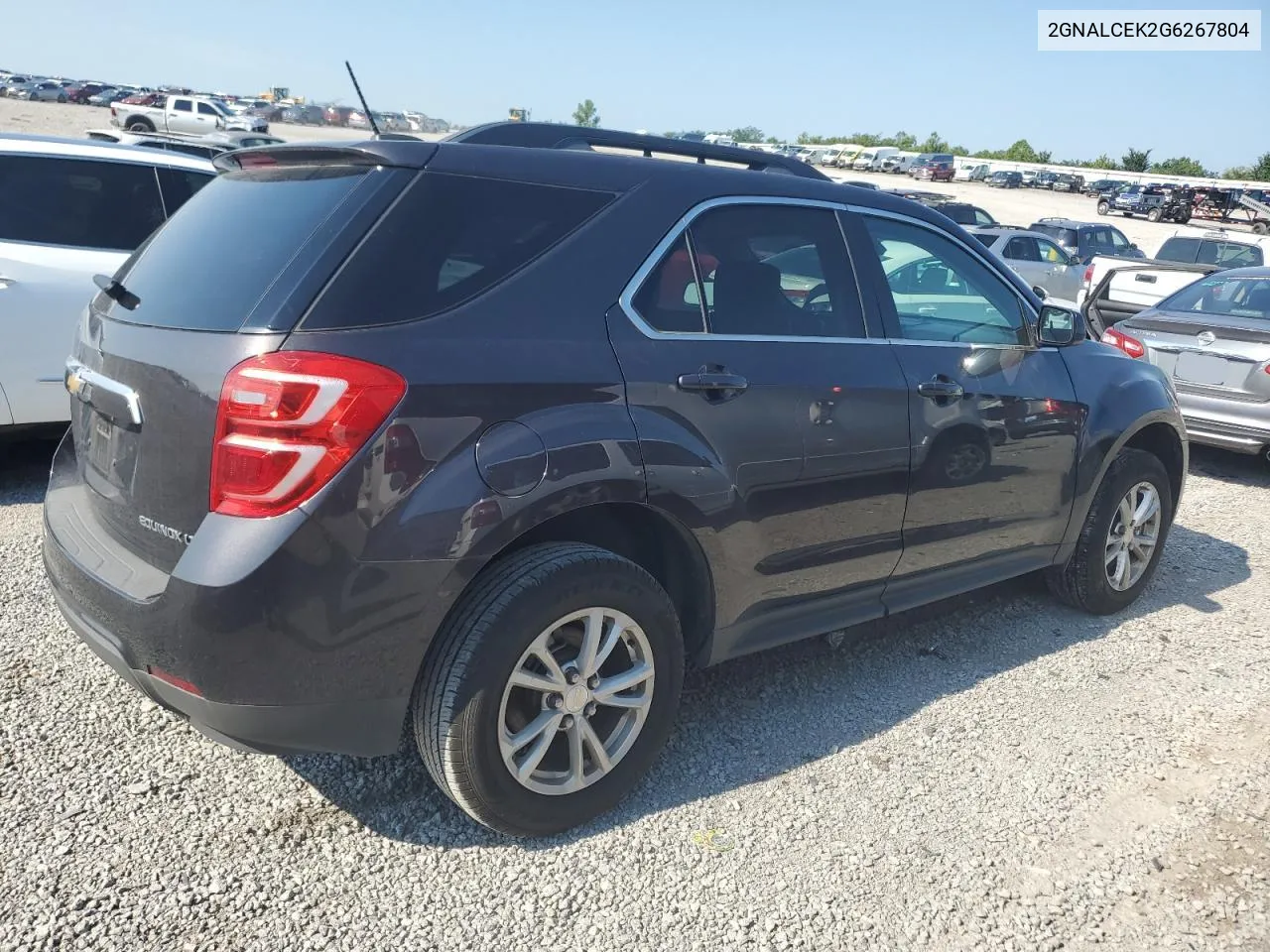 2016 Chevrolet Equinox Lt VIN: 2GNALCEK2G6267804 Lot: 61654414