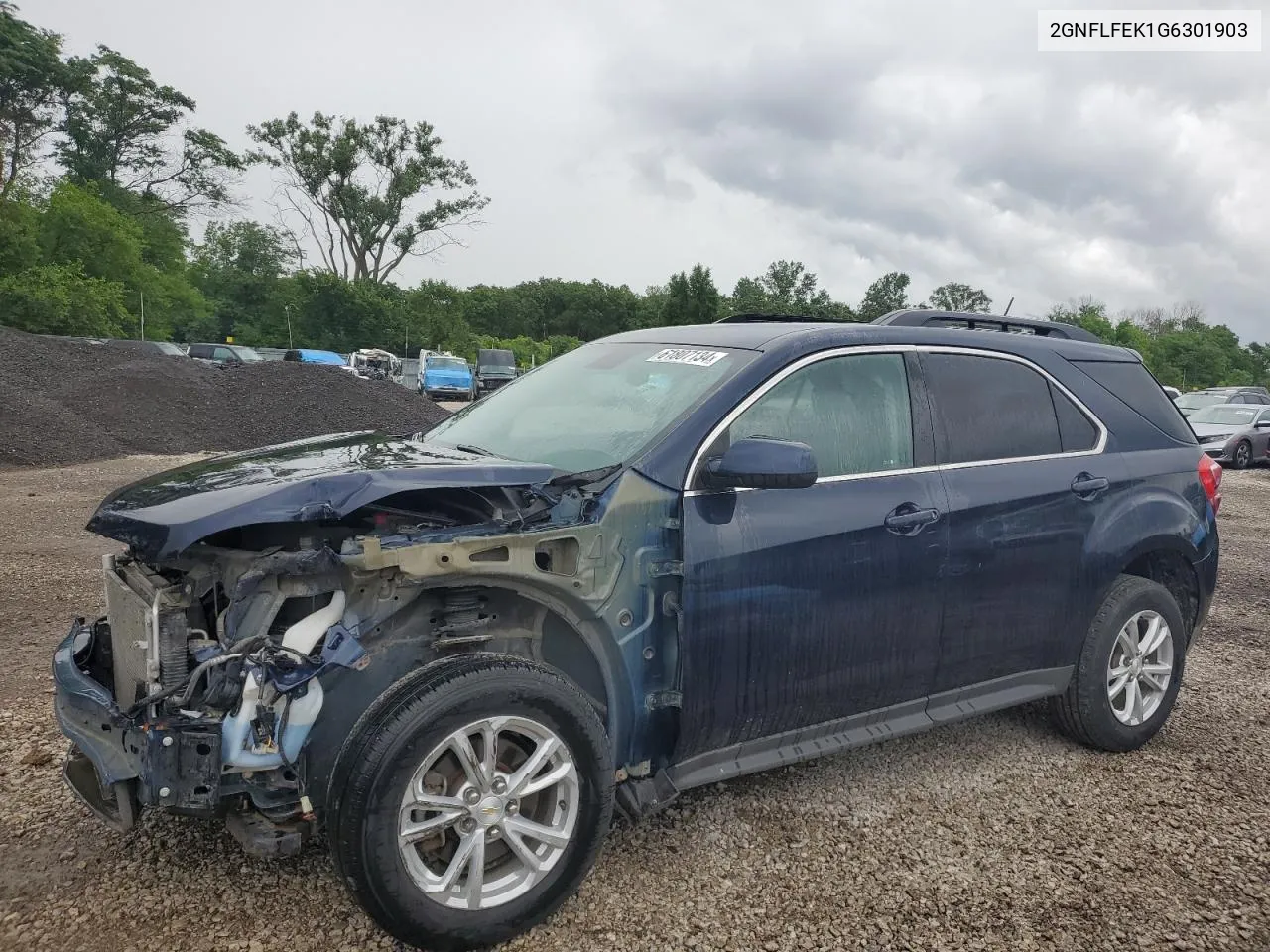 2016 Chevrolet Equinox Lt VIN: 2GNFLFEK1G6301903 Lot: 61807134