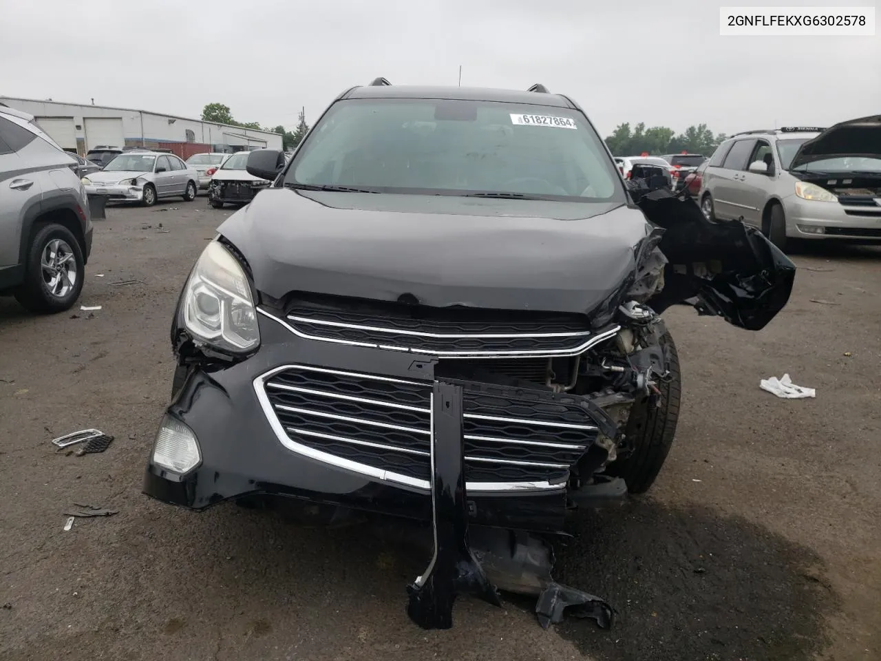 2016 Chevrolet Equinox Lt VIN: 2GNFLFEKXG6302578 Lot: 61827864