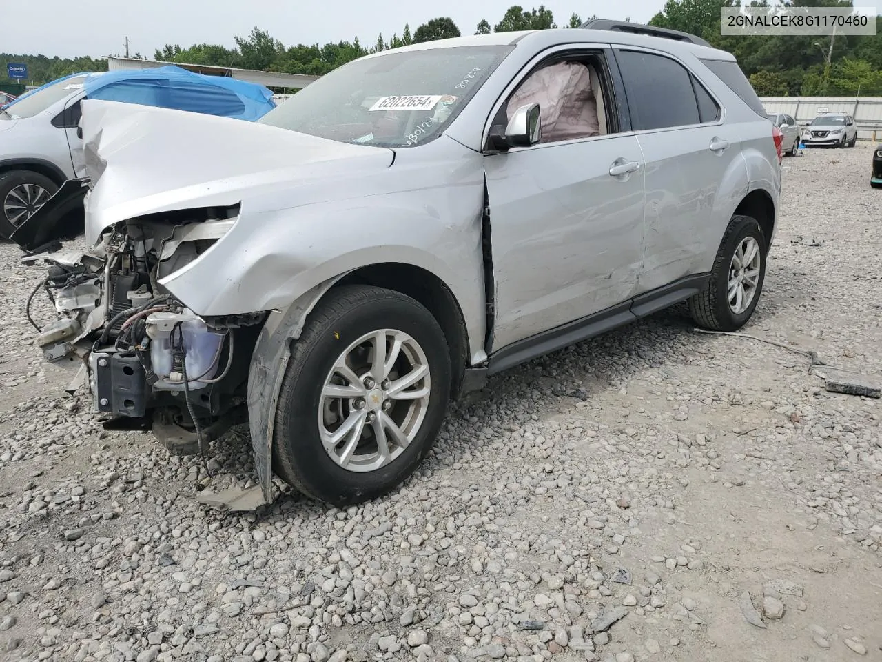 2016 Chevrolet Equinox Lt VIN: 2GNALCEK8G1170460 Lot: 62022654