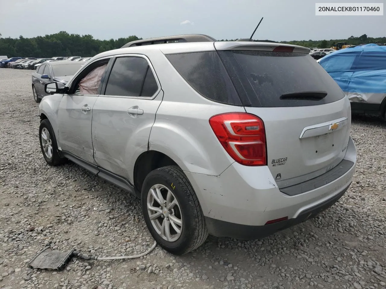 2016 Chevrolet Equinox Lt VIN: 2GNALCEK8G1170460 Lot: 62022654