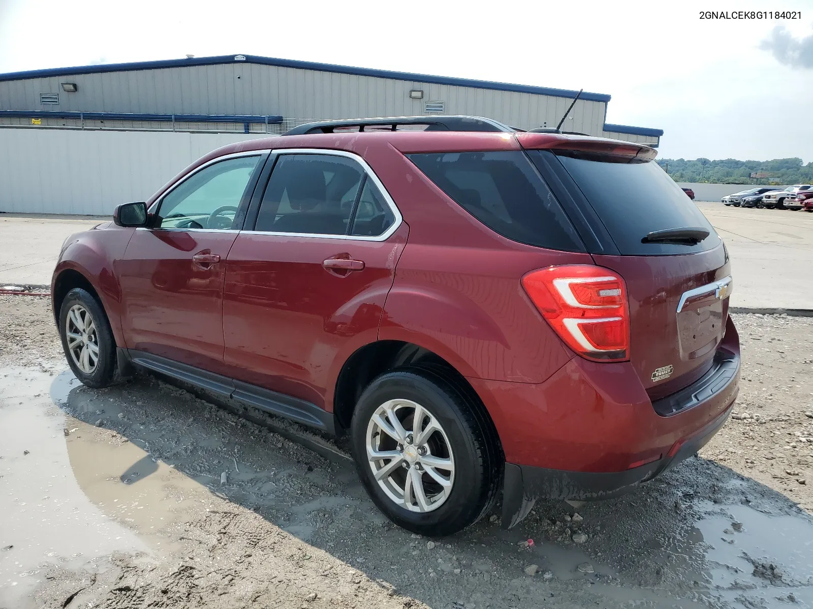 2016 Chevrolet Equinox Lt VIN: 2GNALCEK8G1184021 Lot: 62125934