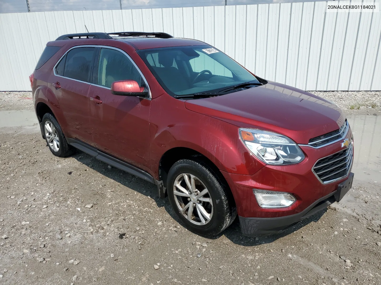 2016 Chevrolet Equinox Lt VIN: 2GNALCEK8G1184021 Lot: 62125934